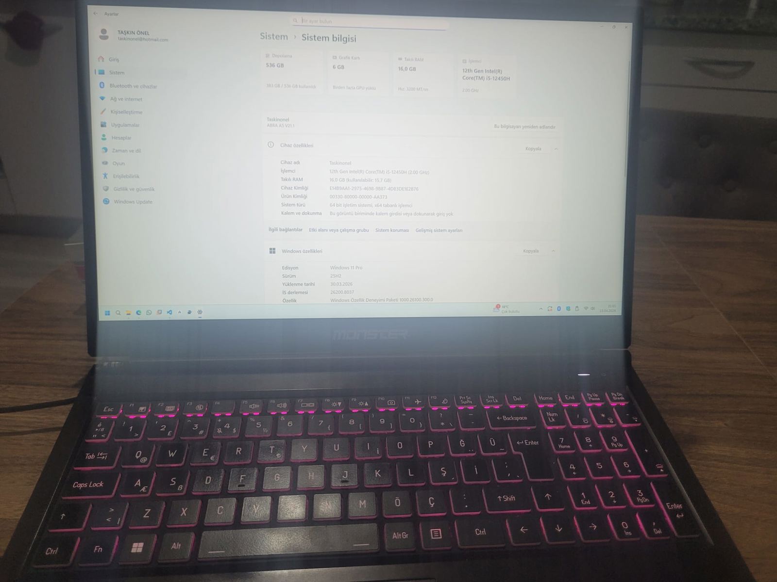 Monster Abra V21.1 Oyun Bilgisayarı